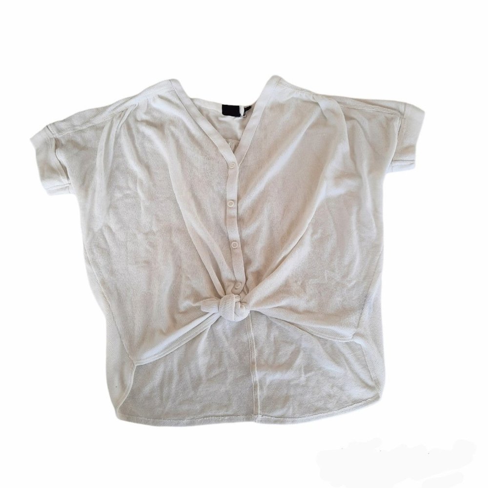 Urban Outfitters Women's Knit Tie Front Top XS